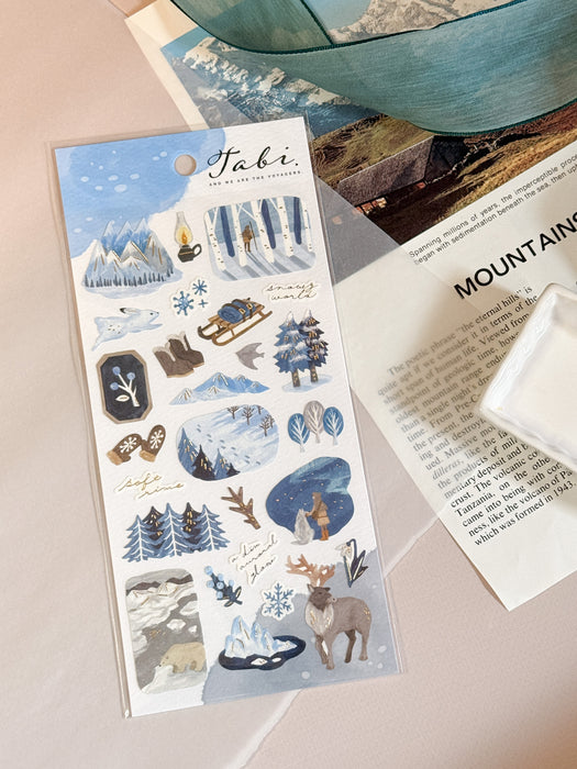 Mind Wave Sticker Sheet - Frozen Sky Country