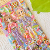 Q-LiA Sticker Sheet - Kawaii Dress-Up Puffy Sticker Set (2 Sheets) // sweet treats