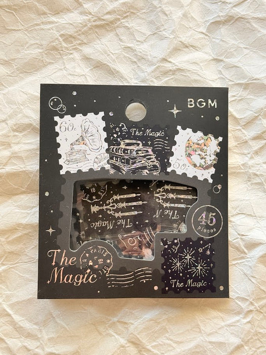 Sticker Flakes - Postage Stamp: Magic