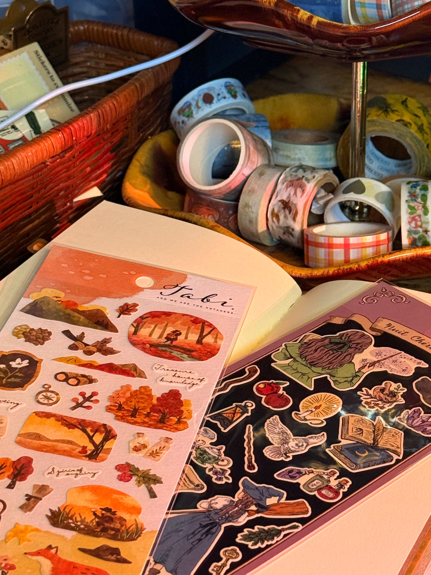 Nuit Cherie Sticker Sheet: Witch's Treasure Box