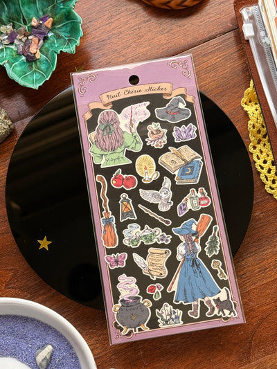 Nuit Cherie Sticker Sheet: Witch's Treasure Box