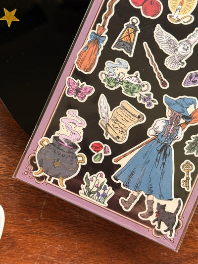 Nuit Cherie Sticker Sheet: Witch's Treasure Box