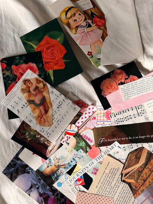 lovergirl collage kit .☘︎ ݁˖