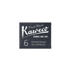 Kaweco 6pk Ink Cartridge - Pearl Black
