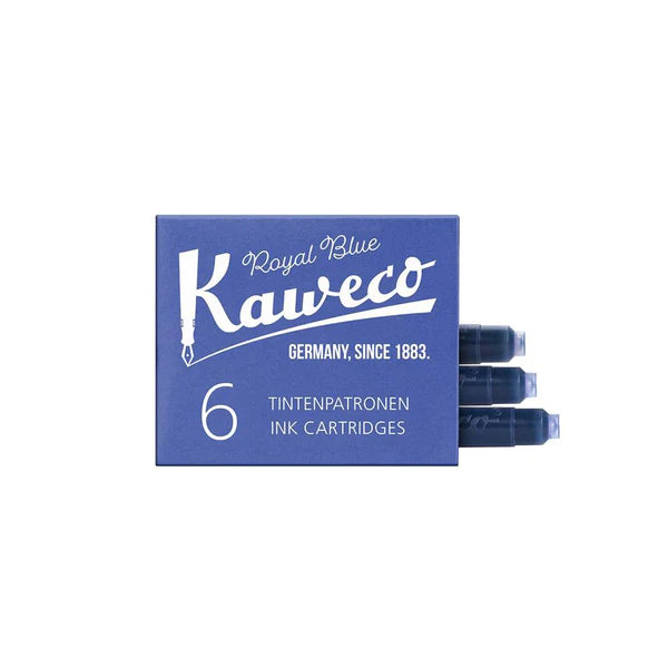 Kaweco 6pk Ink Cartridge - Royal Blue