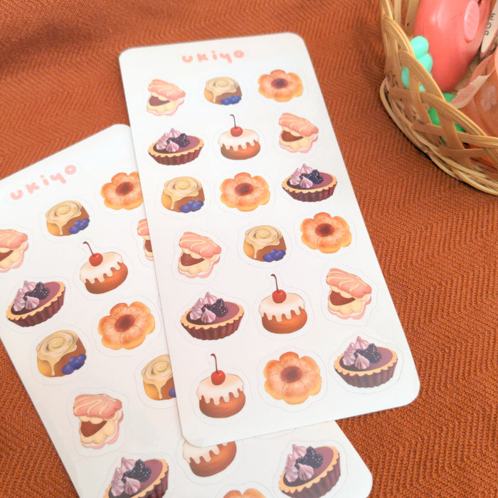 Sweet Pastry Sticker Sheet