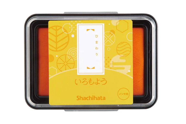 Shachihata Iromoyo Oil-Based Ink Pad | Sunflower