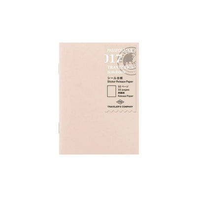 TN Traveler's Notebook Refill 031 (Sticker Release Paper) - Passport Size