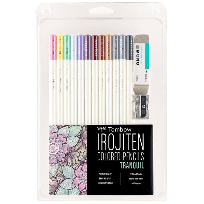 Tombow Irojiten Colored Pencil Set // Tranquil, 12 pcs