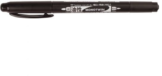 Tombow MONO Twin Permanent Marker | Black