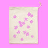 Lavender Flowers • Drawstring Bag • 11x14
