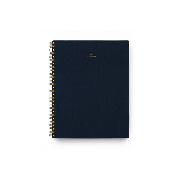 Appointed // The Notebook - Oxford Blue, lined