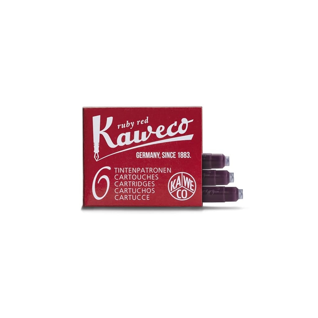 Kaweco 6pk Ink Cartridge - Ruby Red