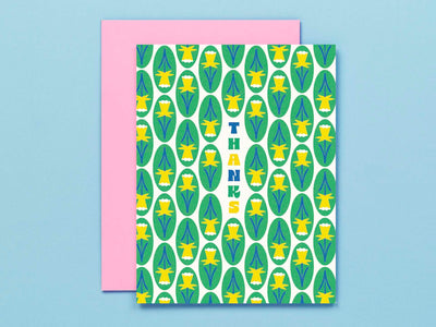 Daffodil Stripes | Thank You Card
