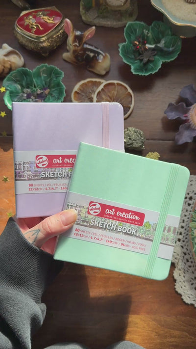 Talens Art Creation Sketchbook | lavender / mint