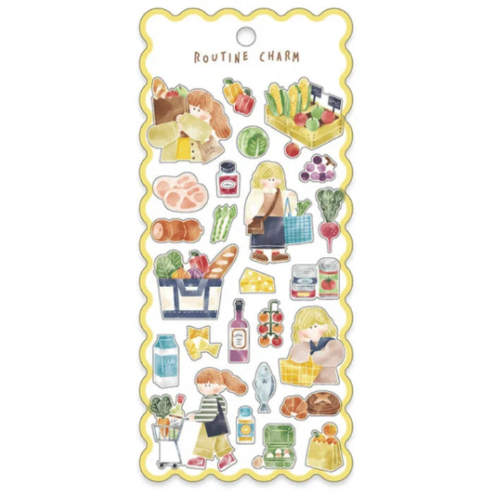 Mind Wave Sticker Sheet - Routine Charm: Market