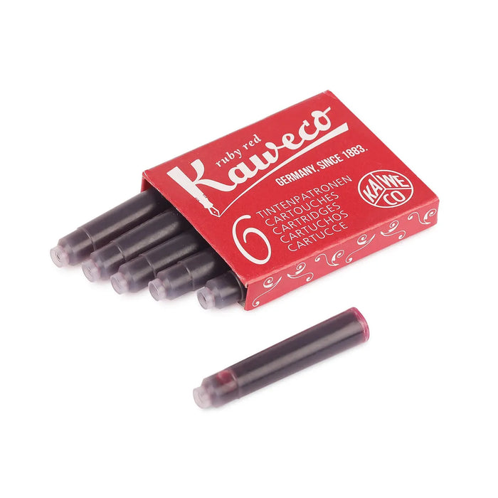 Kaweco 6pk Ink Cartridge - Ruby Red