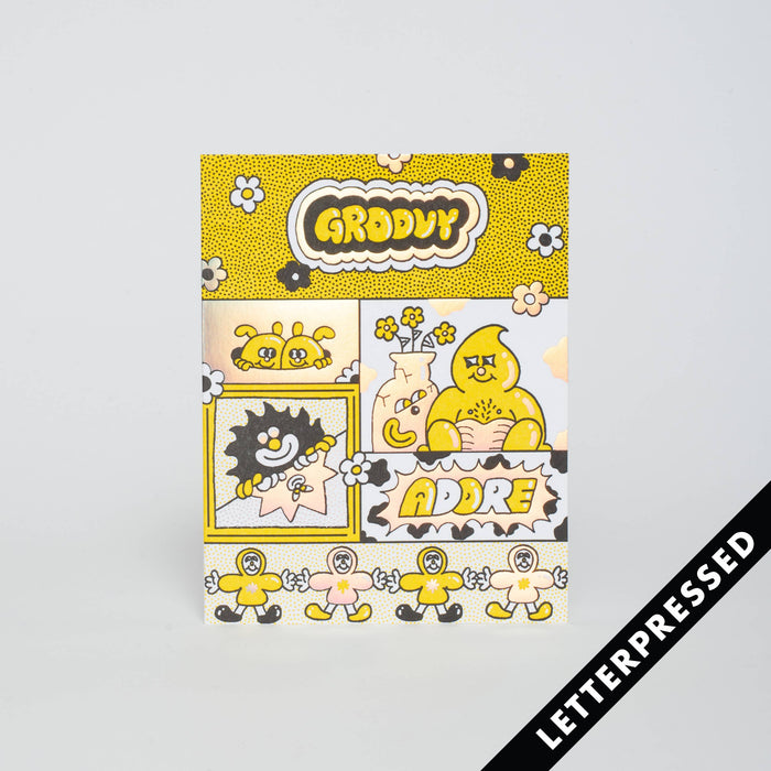 Groove Adore Greeting Card // just because