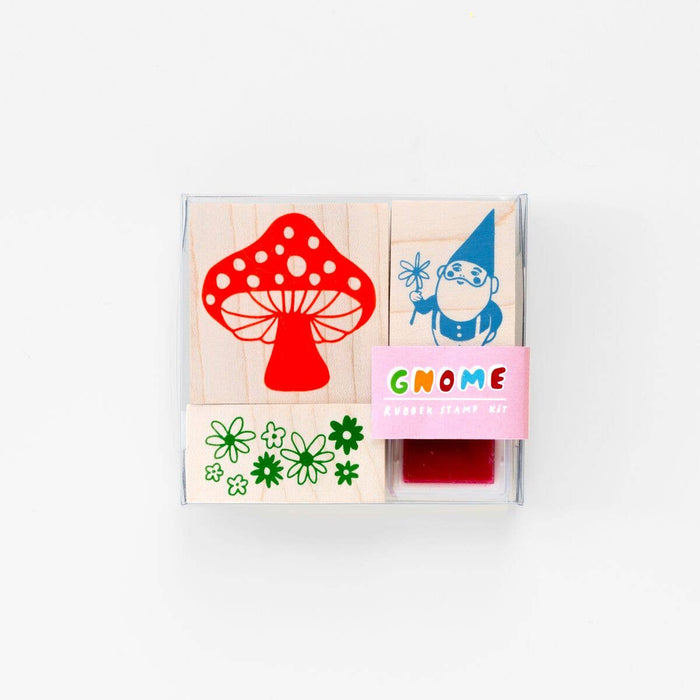 Stamp Kit - Gnome and Mushroom