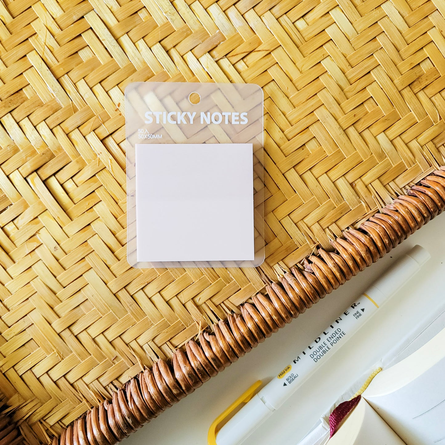 Plastic Clear Sticky Notes for Revision & Notetaking // Translucent Sticky Note // Transparent Sticky Note