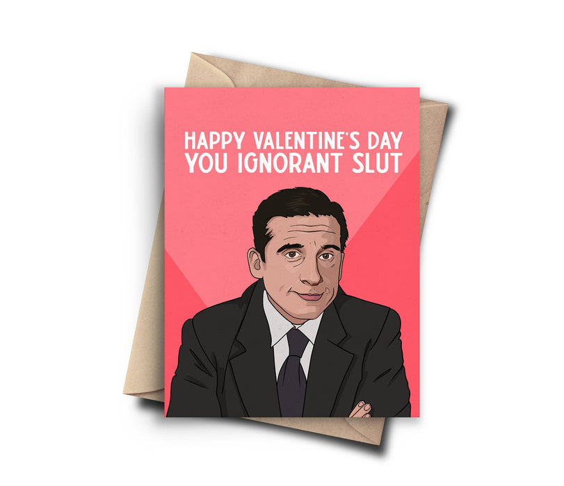 The Office Funny Valentine's Day Card - Michael Scott Card