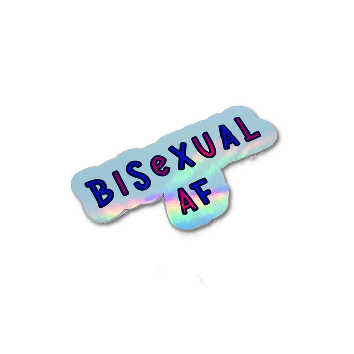 Bisexual Holographic Vinyl Sticker / LGBTQ Stickers