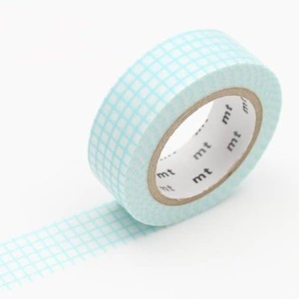 MT Washi Masking Tape: Graph Hougan Mint Blue