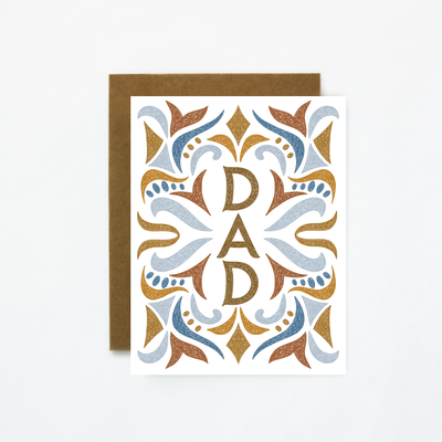 Festive Dad-Father's Day Greeting Card