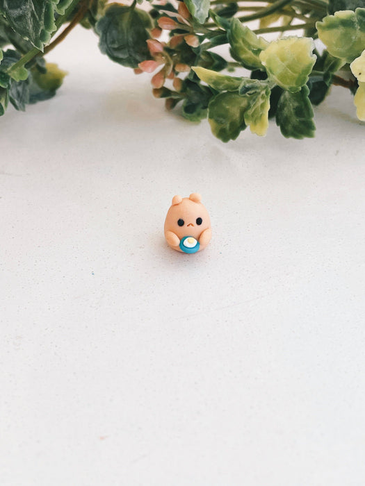 Handmade Sunny Side Up Hammy Clay Buddy