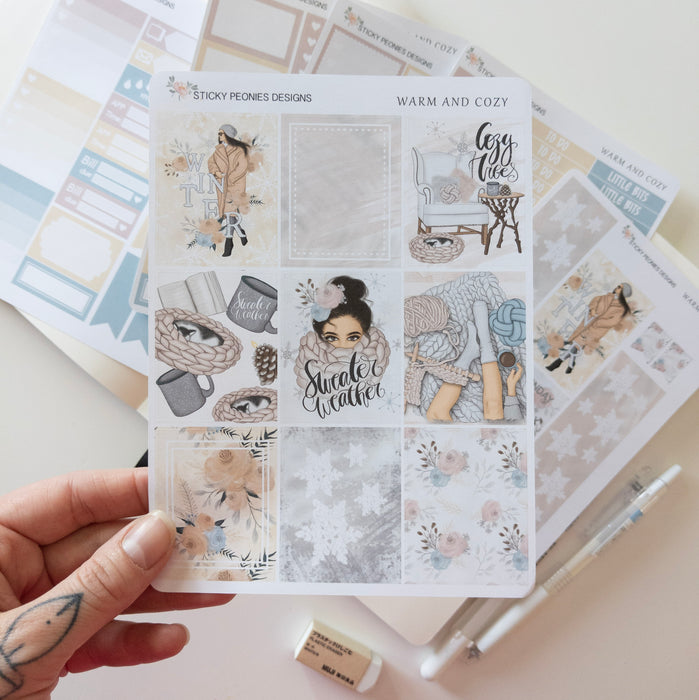 Warm and Cozy Deluxe Kit - Weekly Planner Stickers
