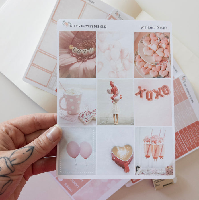 With Love Deluxe Kit - Weekly Planner Stickers