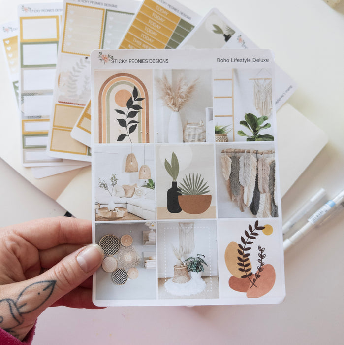 Boho Lifestyle Deluxe Kit - Weekly Planner Stickers
