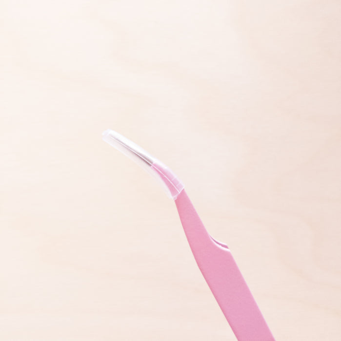 Journaling / Craft Tweezers - Curved, Pastel Pink