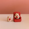Handmade Valentine Hammy Polymer Clay Buddy