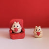Handmade Valentine Hammy Polymer Clay Buddy