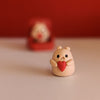 Handmade Valentine Hammy Polymer Clay Buddy