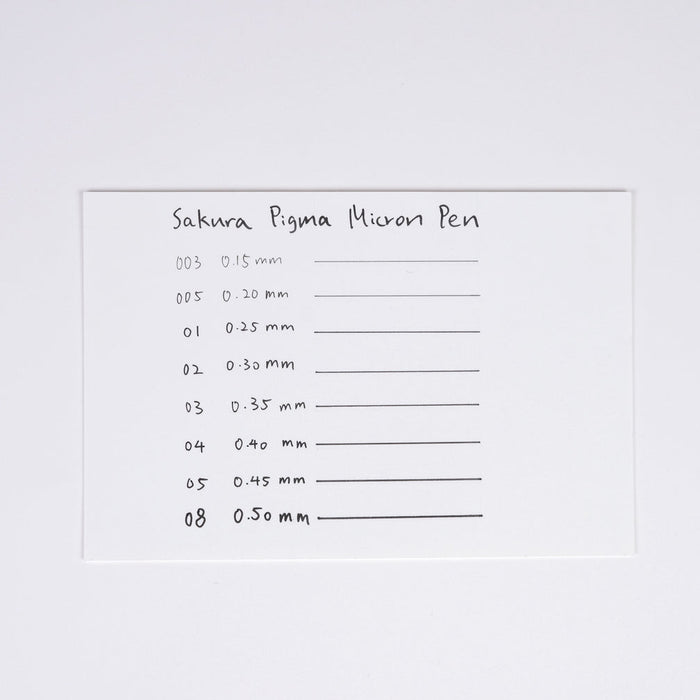 Sakura Pigma Micron Archival Ink Pen // black