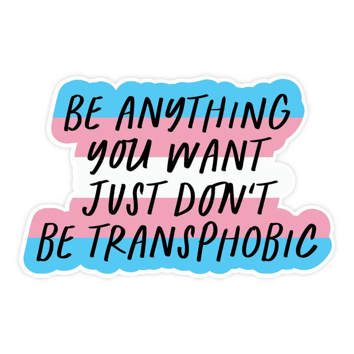 Don't be Transphobic Sticker