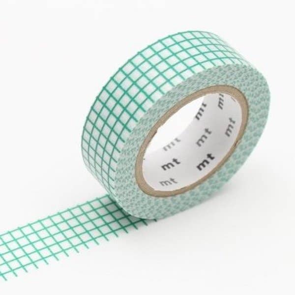 MT Washi Masking Tape: Graph Hougan Emerald