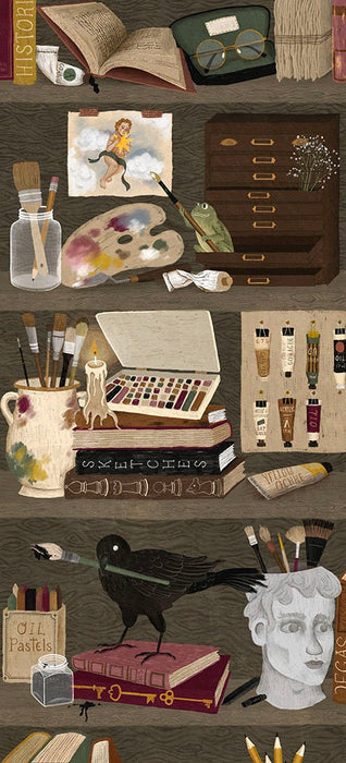 Artist’s Bookshelf | Illustrated Bookmark