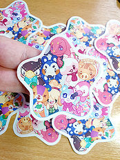 Character Stickers by Ellesdoodlebox | Animal Crossing ~ Pokemon ~ Ghibli